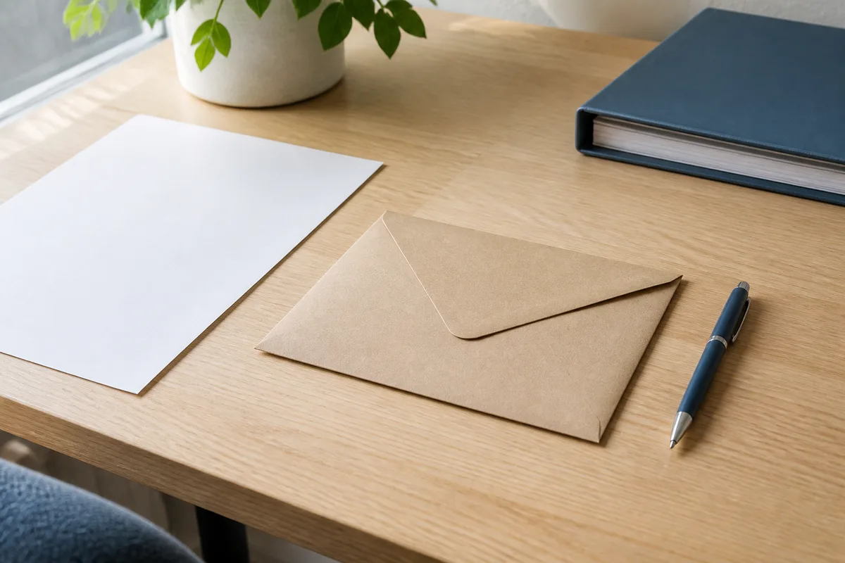 Une lettre de résiliation posée sur un contrat d’assurance ouvert